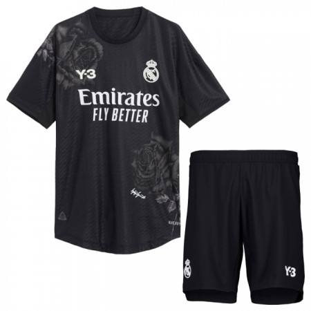 Real Madrid Fotbollströjor Målvakt Barn Fjärde tröja 2023-24 Svart Kortärmad